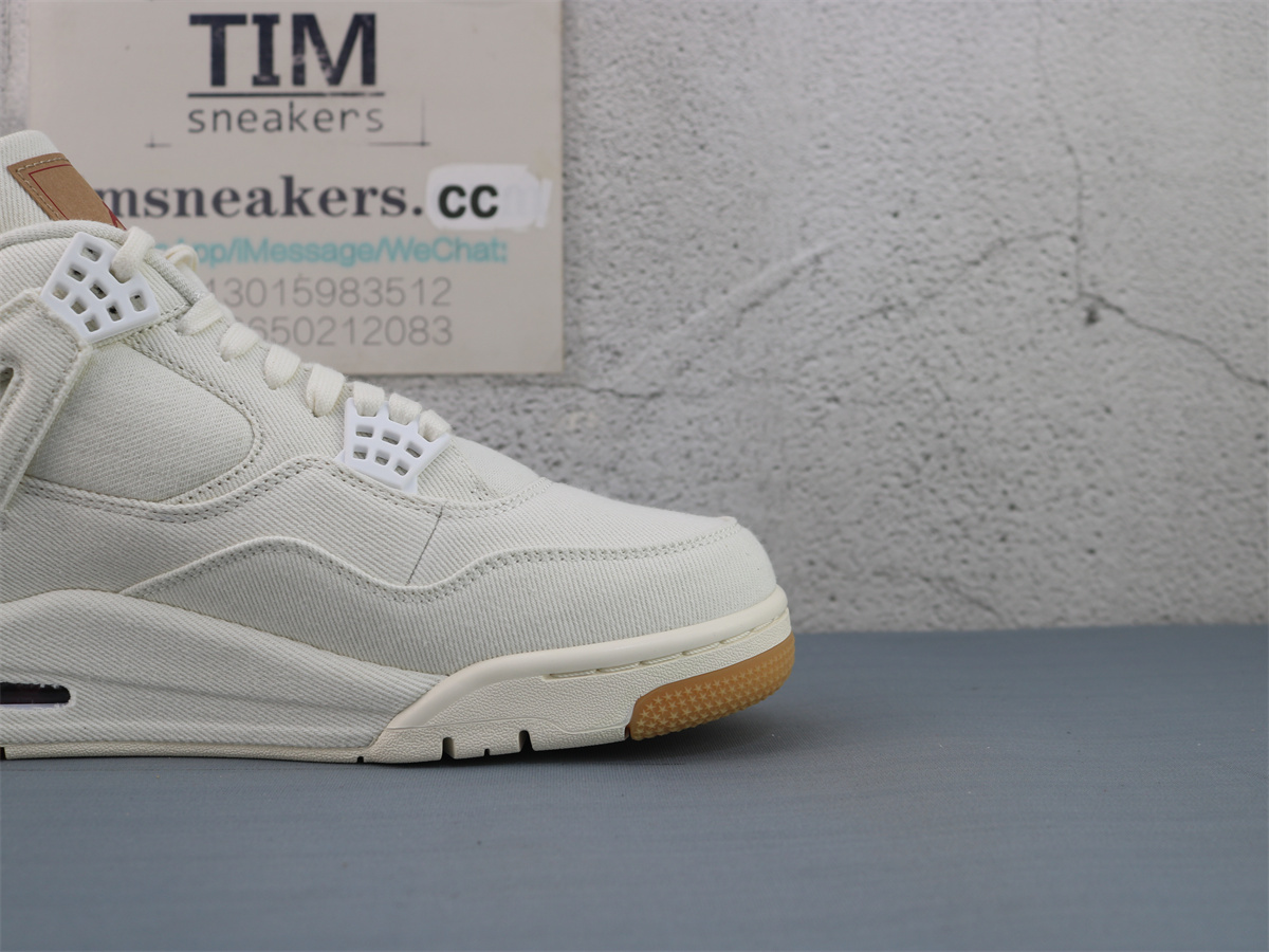 GX Batch Air Jordan 4 Retro Levis White AO2571-100